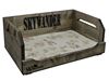 pelíšek pro psa WESTERN Sky 60x40 cm Retro šedo-hnědá patina